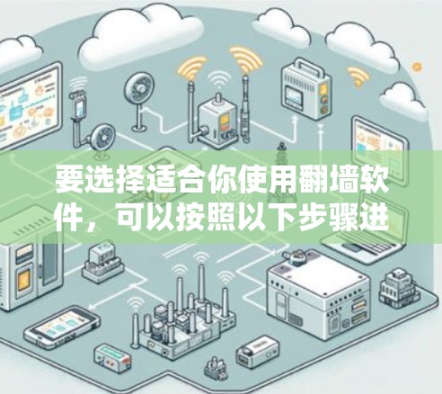 要选择适合你使用翻墙软件,可以按照以下步骤进行比较和决策 要选择适合你使用翻墙软件,可以按照以下步骤进行比较和决策