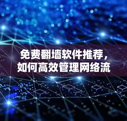 免费翻墙软件推荐，如何高效管理网络流量