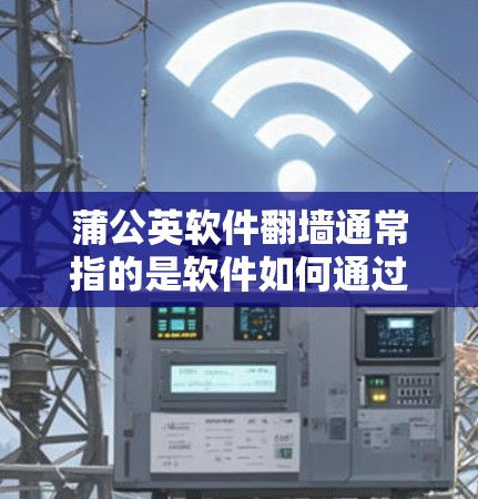 蒲公英软件翻墙通常指的是软件如何通过翻墙技术来管理网络访问权限，防止恶意软件或恶意行为。翻墙主要通过以下方式实现