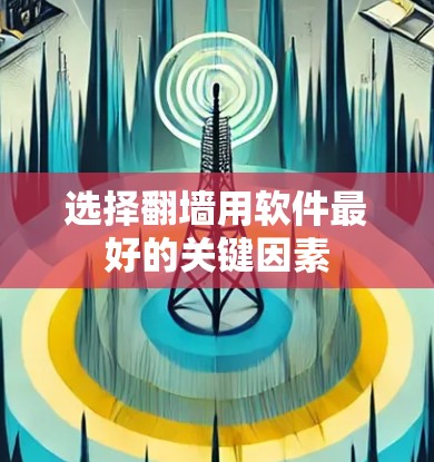 选择翻墙用软件最好的关键因素