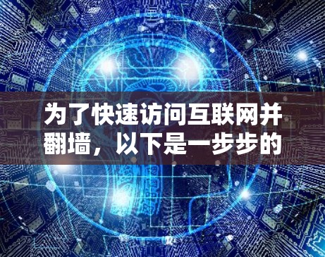 为了快速访问互联网并翻墙，以下是一步步的建议