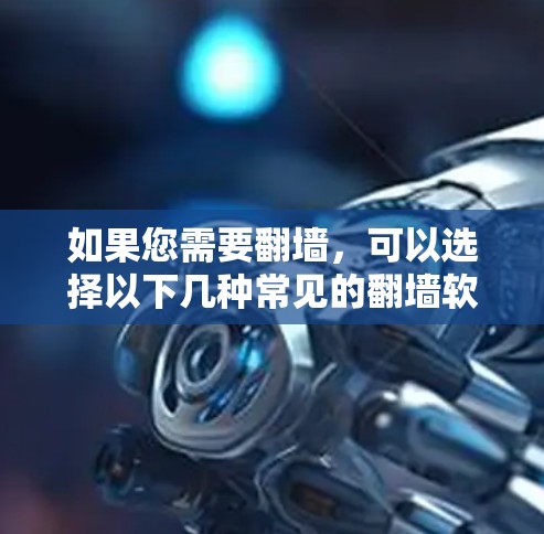 如果您需要翻墙，可以选择以下几种常见的翻墙软件或工具