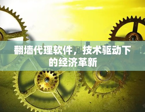 翻墙代理软件，技术驱动下的经济革新