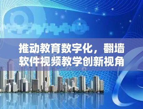 推动教育数字化，翻墙软件视频教学创新视角