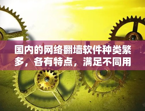 国内的网络翻墙软件种类繁多，各有特点，满足不同用户的需求。以下是对这些软件的详细分类和分析