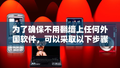 为了确保不用翻墙上任何外国软件，可以采取以下步骤