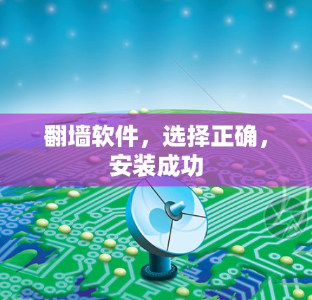 翻墙软件，选择正确，安装成功