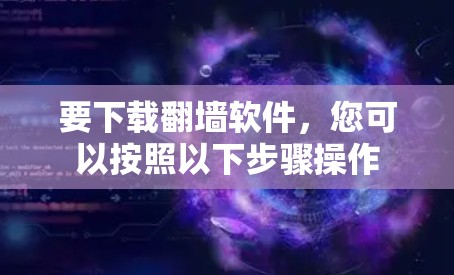要下载翻墙软件，您可以按照以下步骤操作