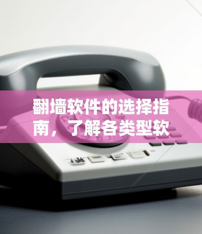 翻墙软件的选择指南，了解各类型软件的特点与推荐