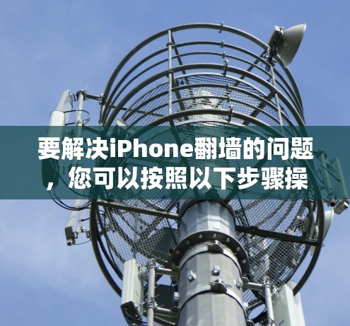 要解决iPhone翻墙的问题，您可以按照以下步骤操作