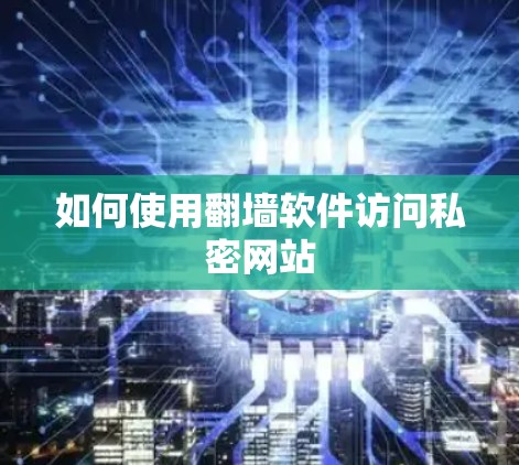 如何使用翻墙软件访问私密网站