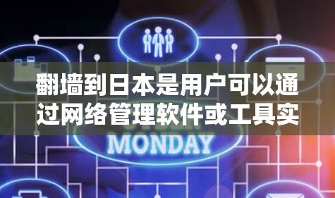 翻墙到日本是用户可以通过网络管理软件或工具实现的网络安全措施。以下是一些步骤和信息，帮助您翻墙到日本