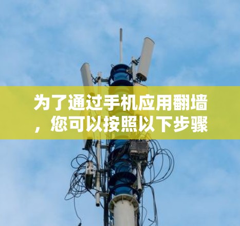 为了通过手机应用翻墙，您可以按照以下步骤操作