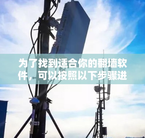 为了找到适合你的翻墙软件，可以按照以下步骤进行