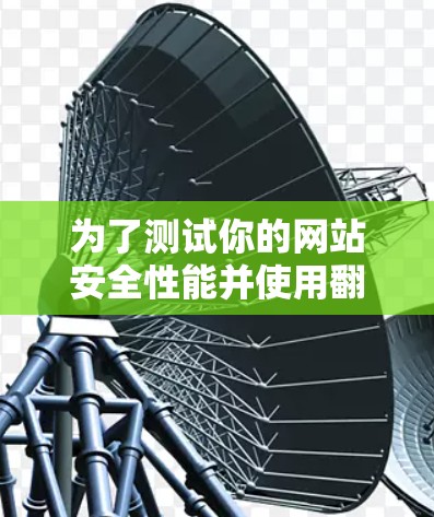 为了测试你的网站安全性能并使用翻墙工具，以下是一些步骤和建议