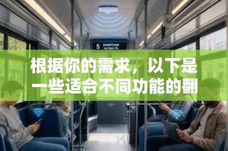 根据你的需求，以下是一些适合不同功能的翻墙软件推荐