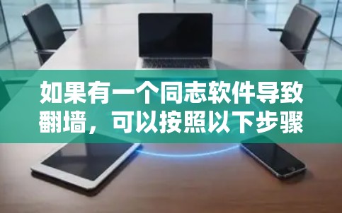 如果有一个同志软件导致翻墙，可以按照以下步骤进行处理