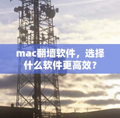 mac翻墙软件，选择什么软件更高效？