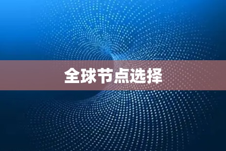 全球节点选择