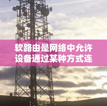 软路由是网络中允许设备通过某种方式连接到网络设备的协议，其特点在于灵活性高，适合不同的网络环境。以下是软路由的教程指南