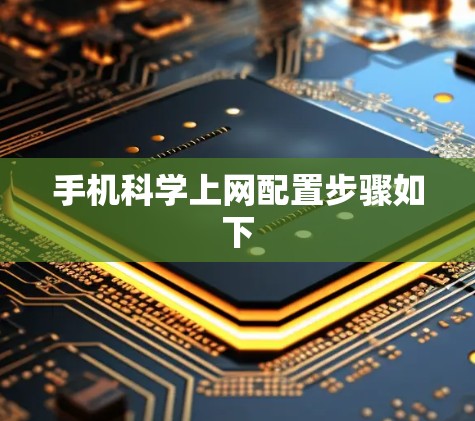 手机科学上网配置步骤如下