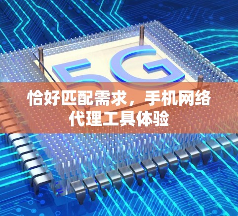 恰好匹配需求，手机网络代理工具体验