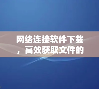 网络连接软件下载,高效获取文件的实用指南 网络连接软件下载,高效获取文件的实用指南