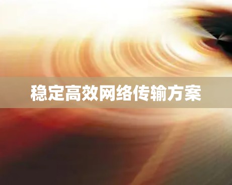 稳定高效网络传输方案