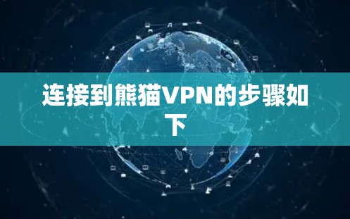 连接到熊猫VPN的步骤如下