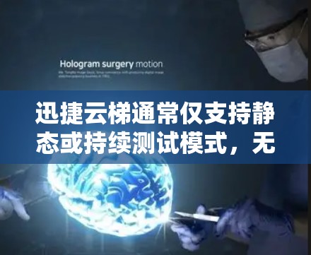 迅捷云梯通常仅支持静态或持续测试模式，无法实时跟踪流量，因此测速显示为。以下是一些解决方案